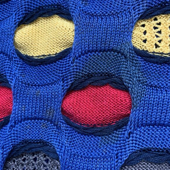 Rare VINTAGE COOGI Australia Bubble Dot 3D Textured Knit Sweater M – Some Flaws - Picture 10 of 16